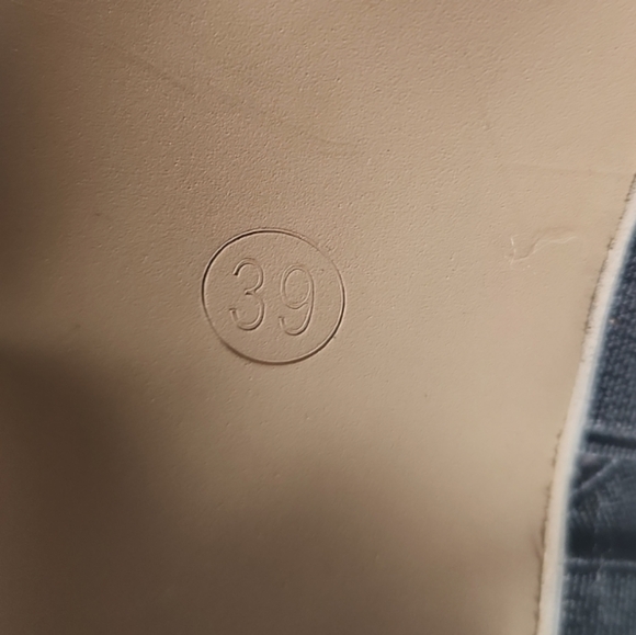 Black Heels Elastic Band Open Toe Size 8 - Picture 7 of 8